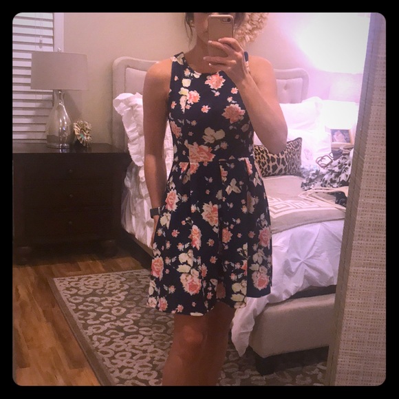 Xhilaration Dresses & Skirts - Navy floral sundress